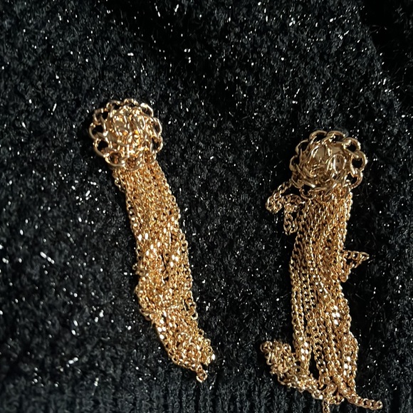 METALLIC THREAD SPARKLE KNIT CARDIGAN JACKET - Picture 12 of 12